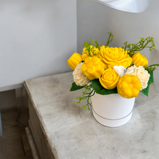 Floral Candle Bouquet – Handcrafted Candles for Weddings, Décor & Gifting