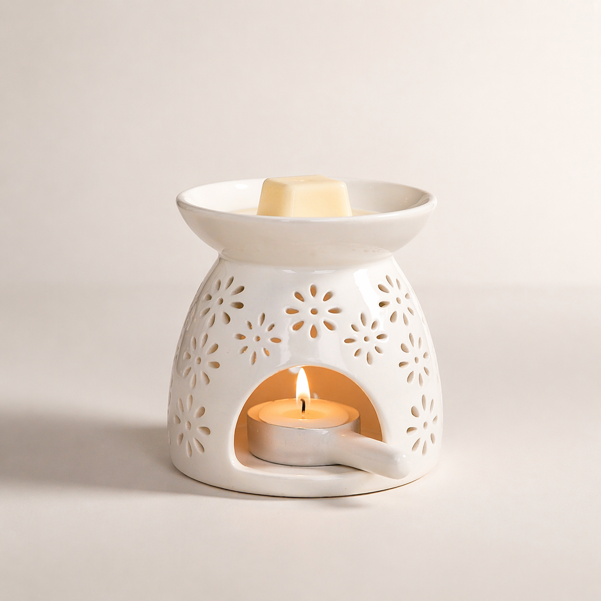 Ensemble Diffuseur Céramique blanc & Fondants Parfumés