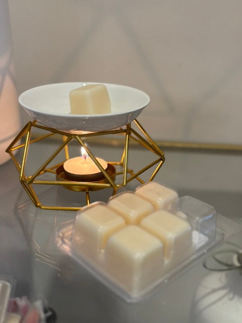 Golden Burner - Elegant Gold Wax Burner and Handmade Candle Melts