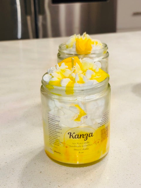 Kanza | Pina Colada scented candles