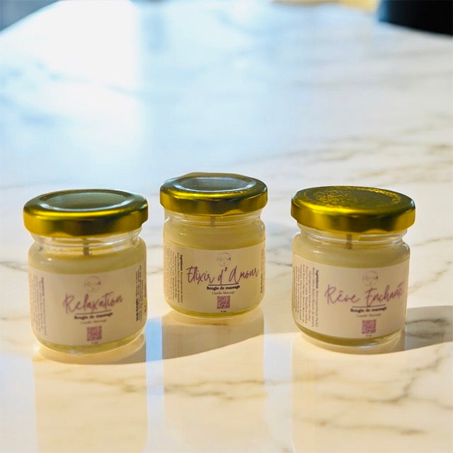 Coffret Découverte – Bougies de Massage