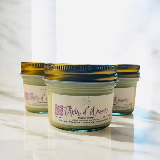 Élixir d'amour - Aphrodisiac Massage Candle