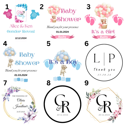 Personalized Gift Bags | Candle and Mist Guest Gifts for Events