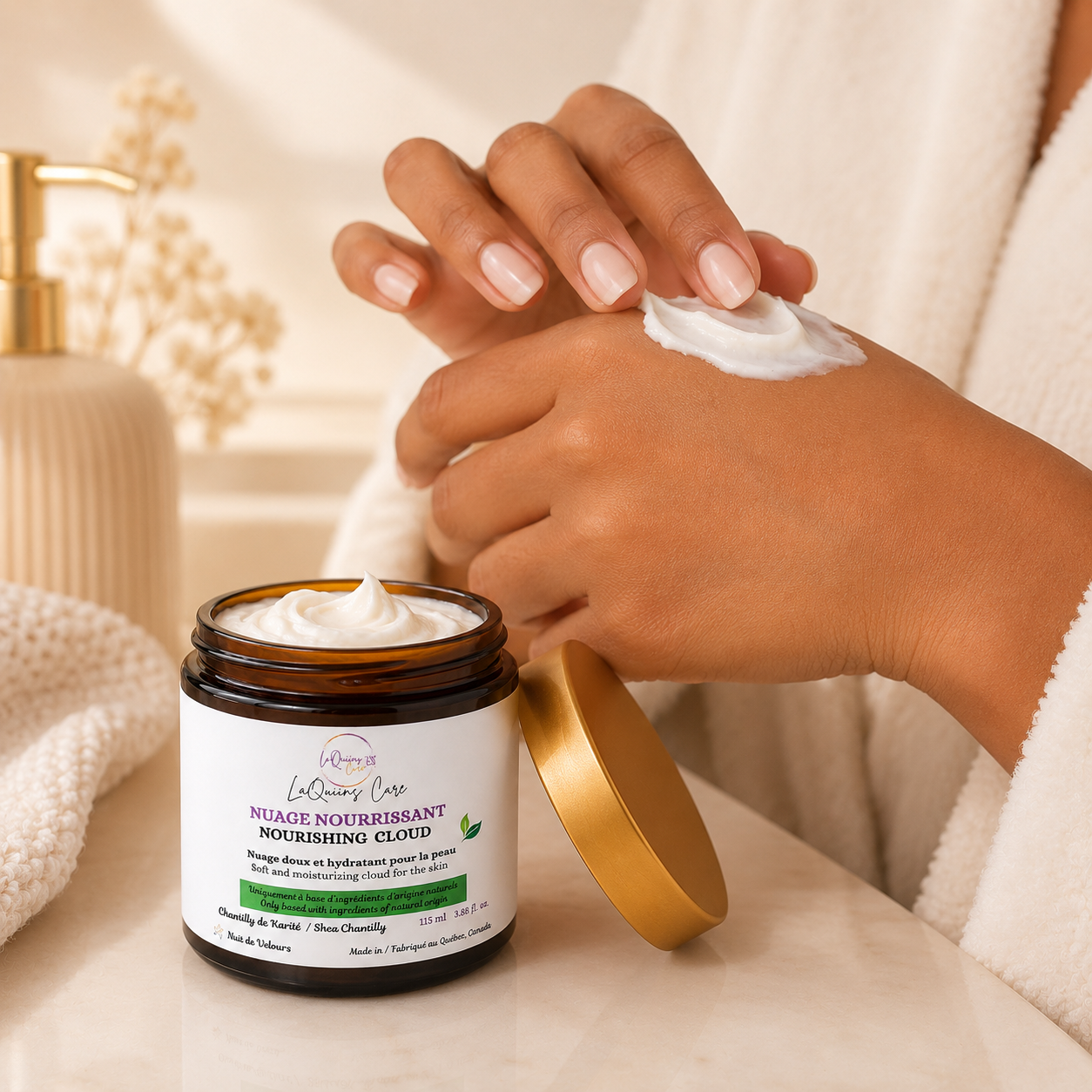 Nuage Nourrissant – Chantilly Nourrissante pour une Peau Douce et Hydratée