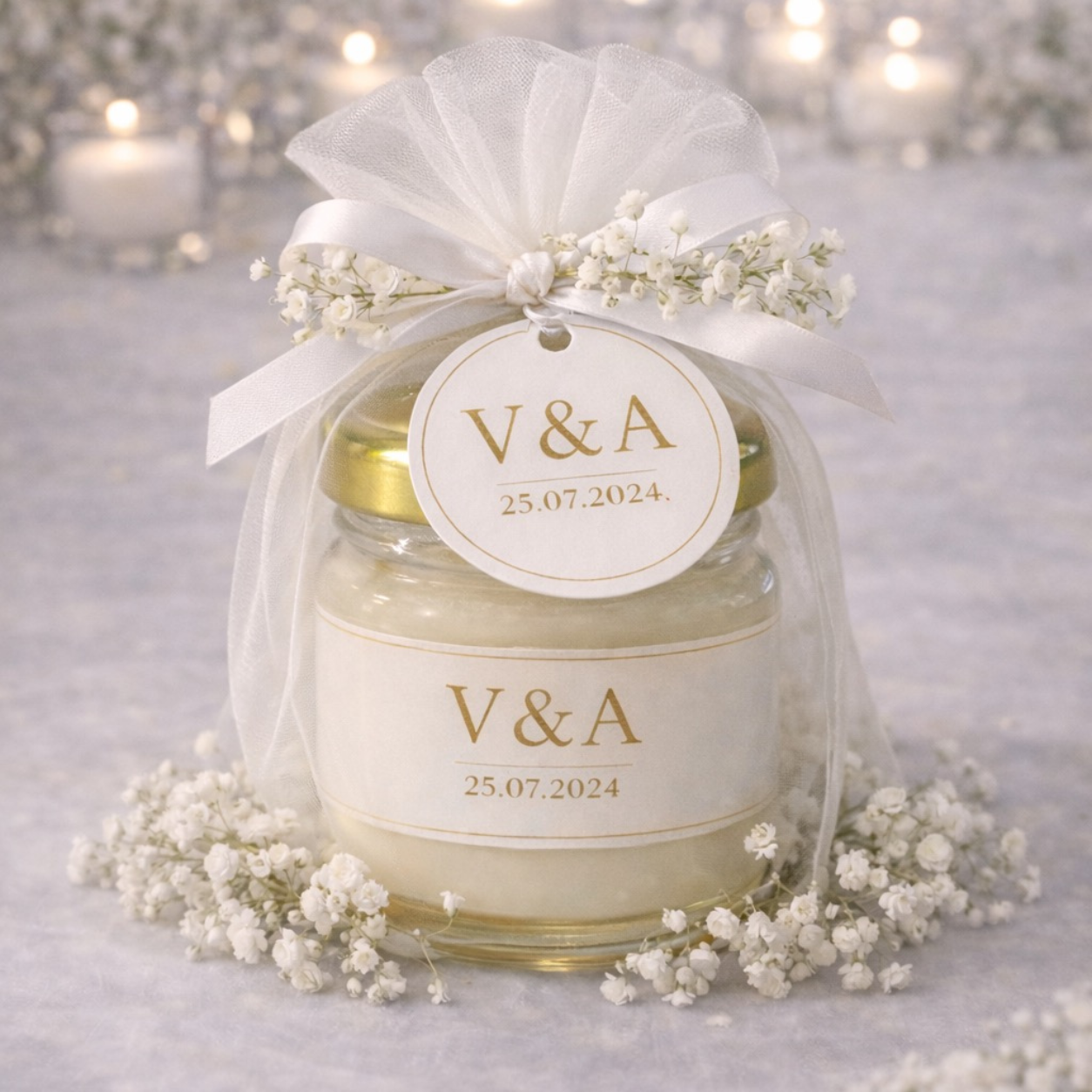 Personalized Container Candles | Wedding and Event Guest Gifts