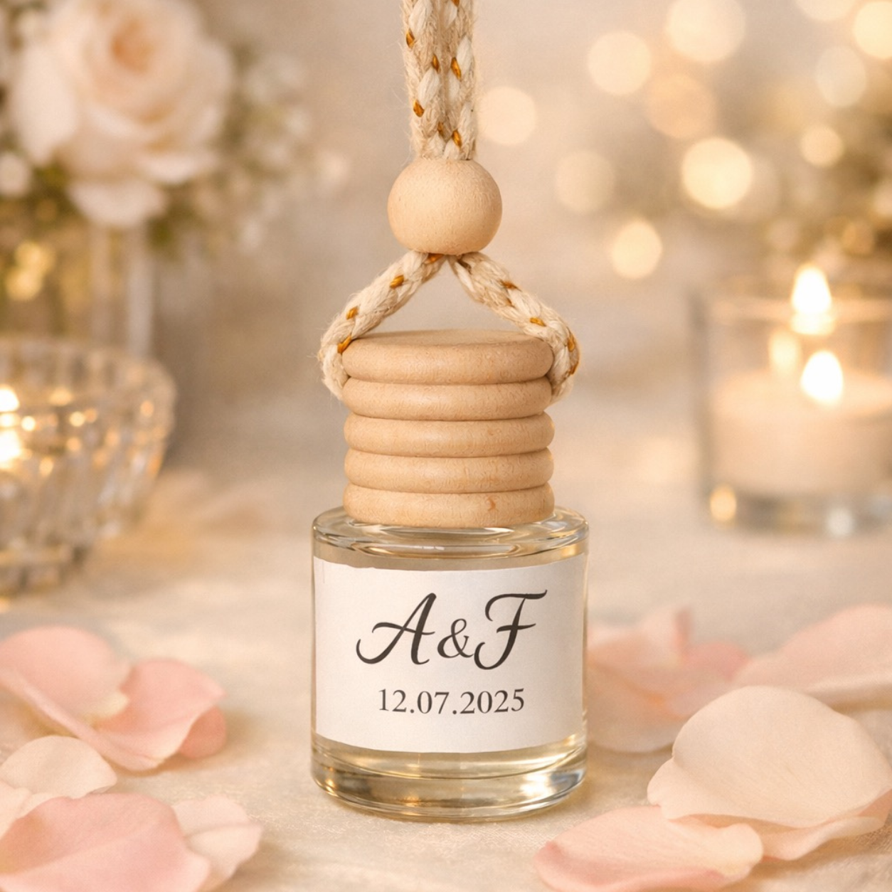 Personalized Car Diffusers | Elegant Guest Gifts for Weddings and Events