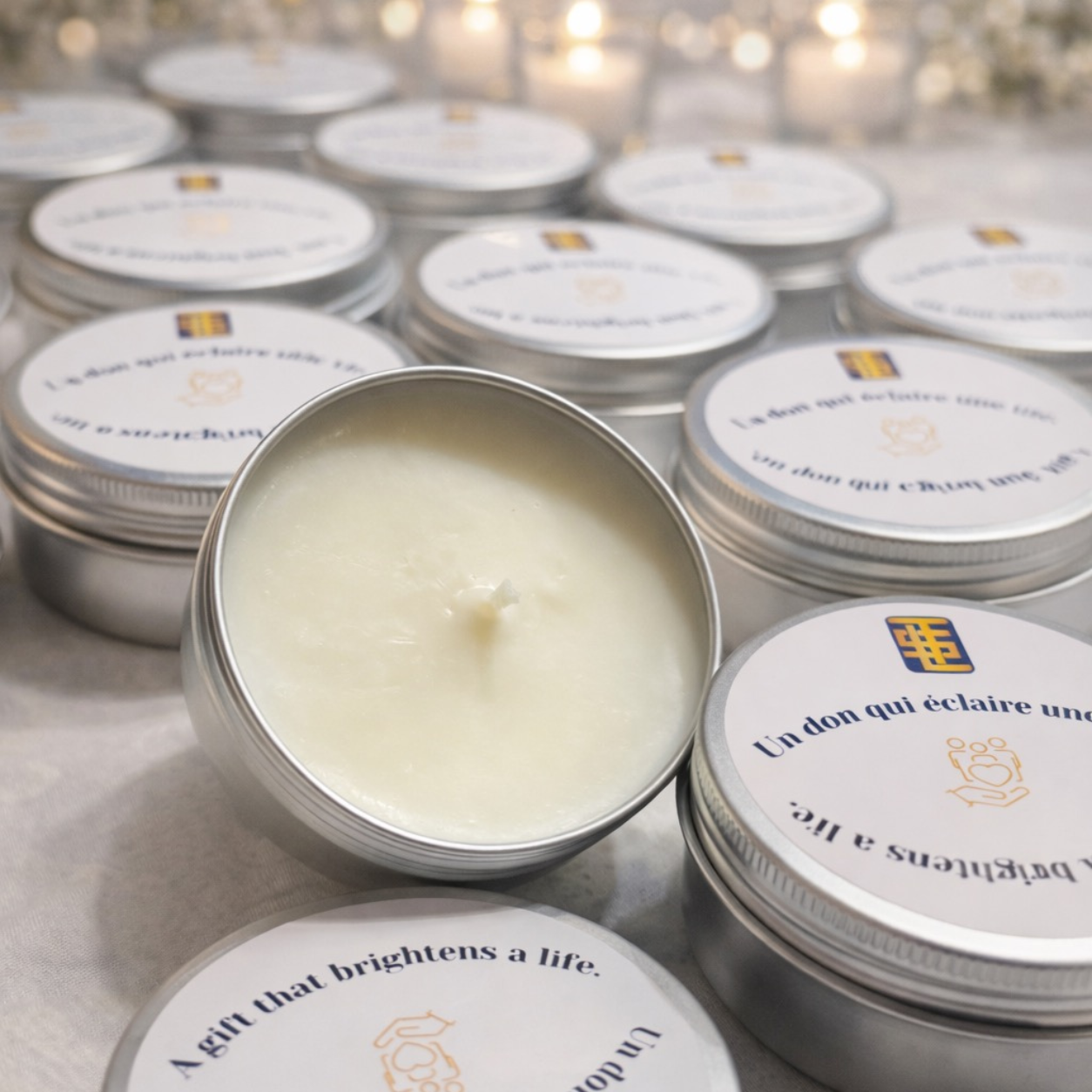 Personalized Container Candles | Wedding and Event Guest Gifts