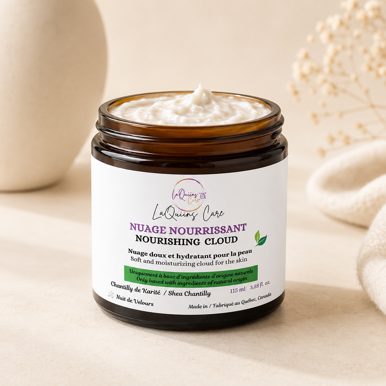 Nuage Nourrissant – Chantilly Nourrissante pour une Peau Douce et Hydratée