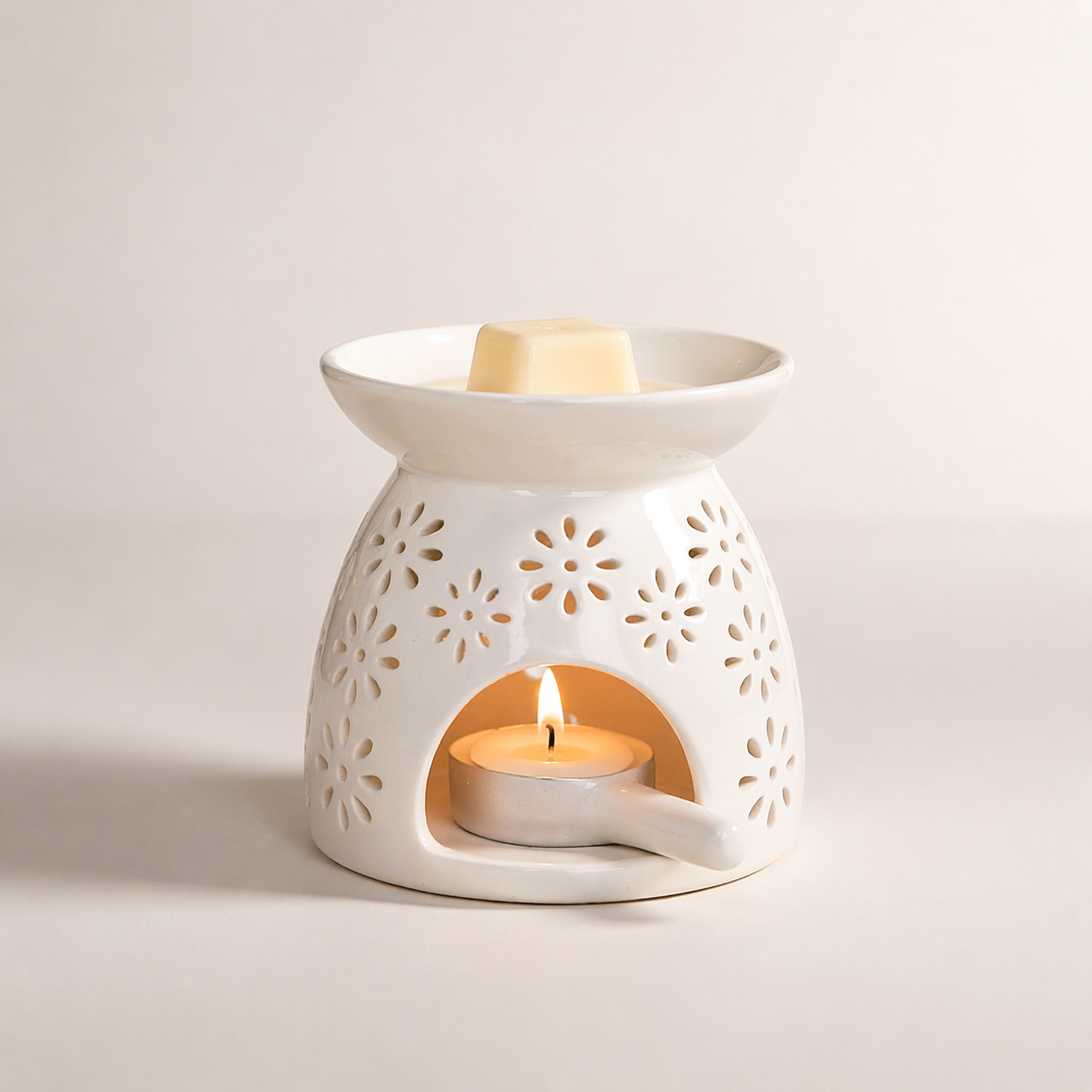 Ensemble Diffuseur Céramique blanc & Fondants Parfumés