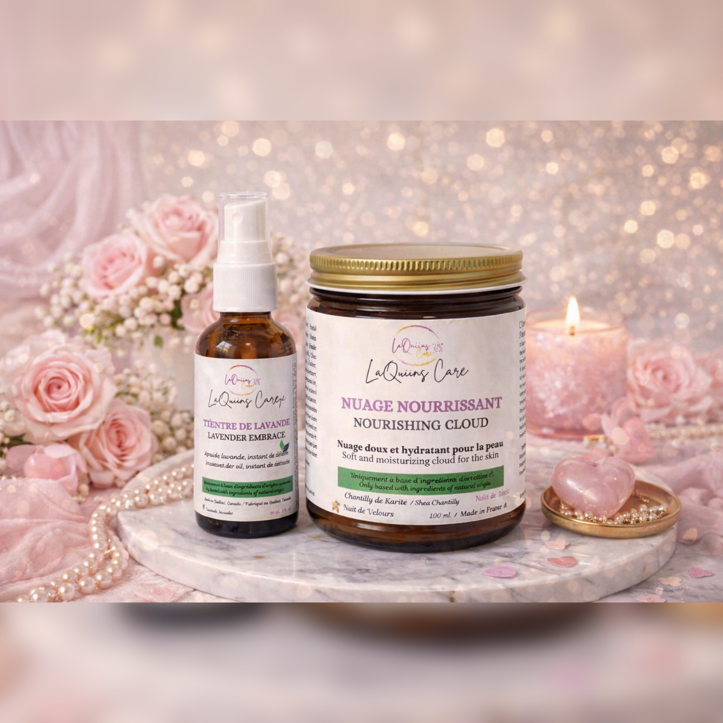 Body Oil & Whipped Body Butter Set – Deep Hydration & Radiant Glow