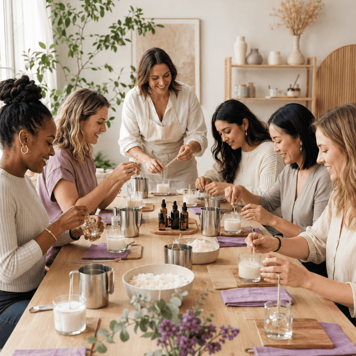 Group Candle Making Workshop | Mobile Candle Classes