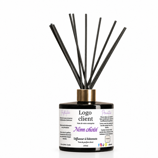 Custom Branded Reed Diffusers | Flame-free option for Hotels, Motels & Spas