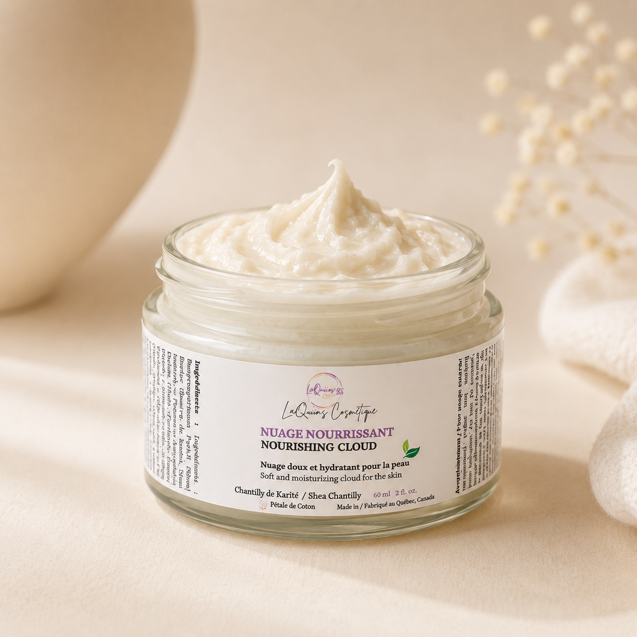 Nuage Nourrissant – Chantilly Nourrissante pour une Peau Douce et Hydratée