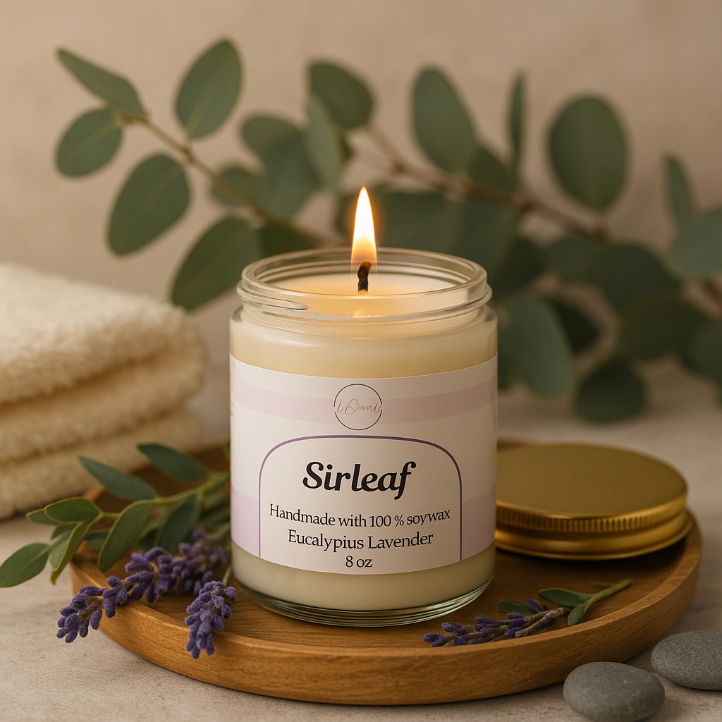 Sirleaf | Eucalyptus Lavender scented candles