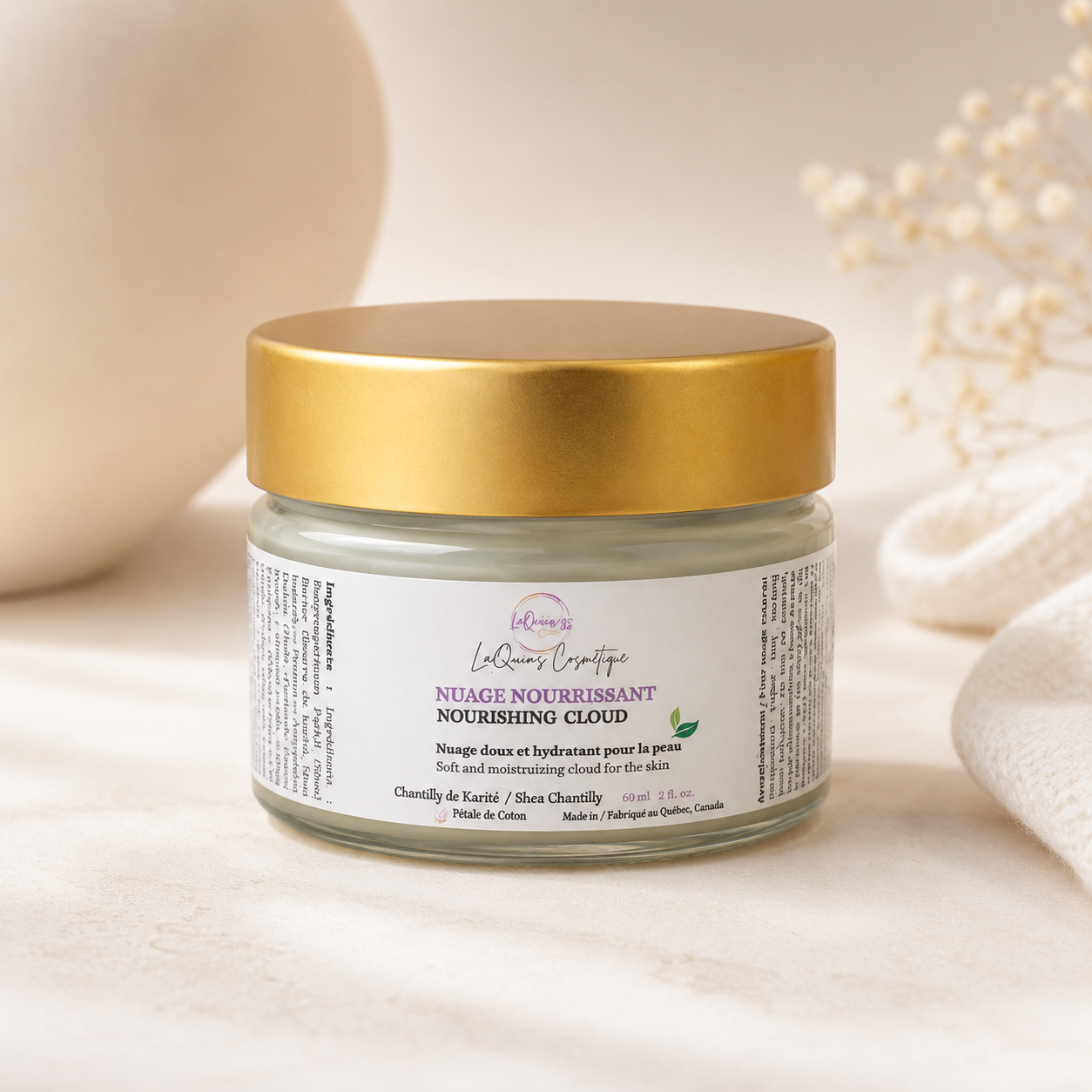Nuage Nourrissant – Chantilly Nourrissante pour une Peau Douce et Hydratée