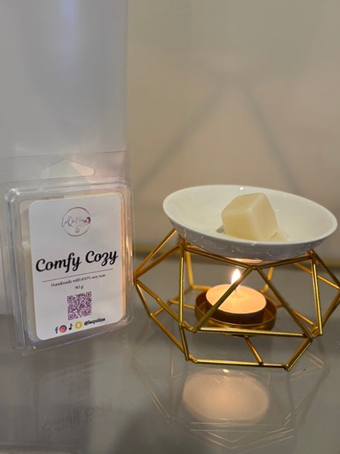 Golden Burner - Elegant Gold Wax Burner and Handmade Candle Melts