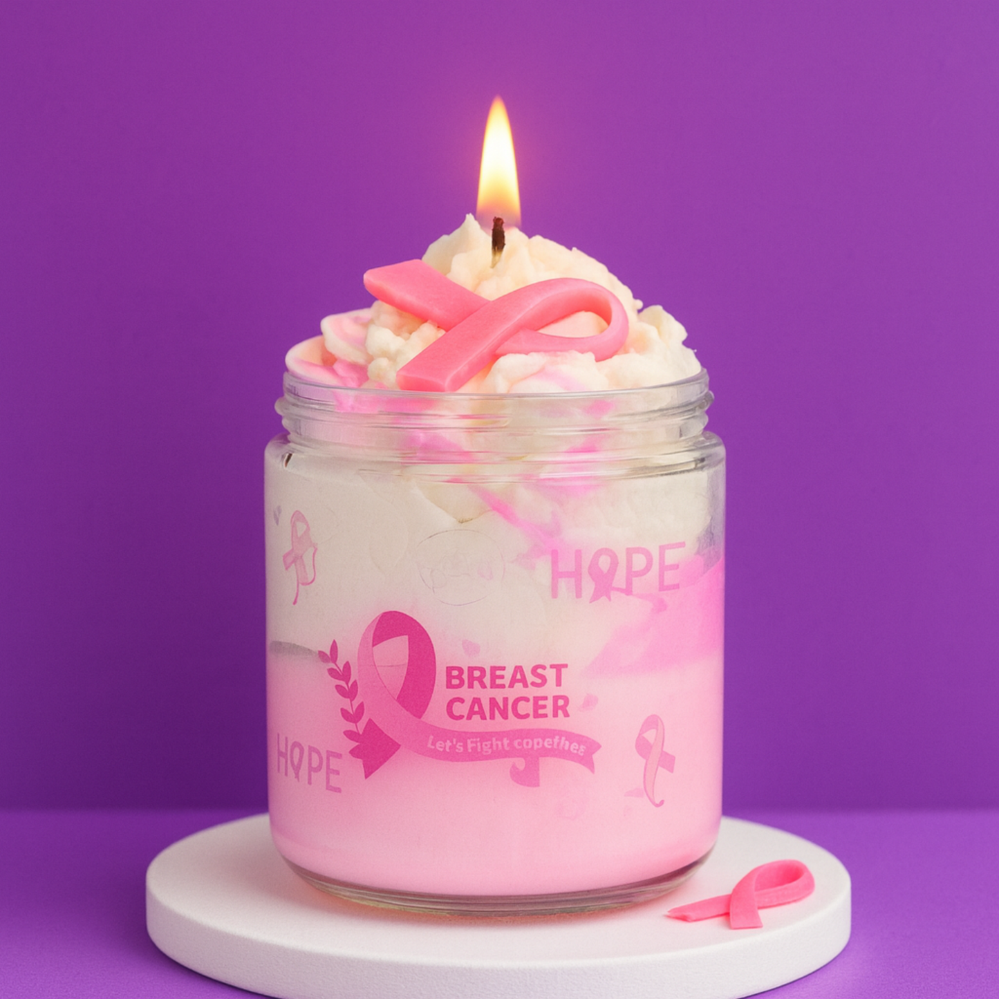 🕯️ Warrior Candle – A Flame of Strength, Awareness & Compassion