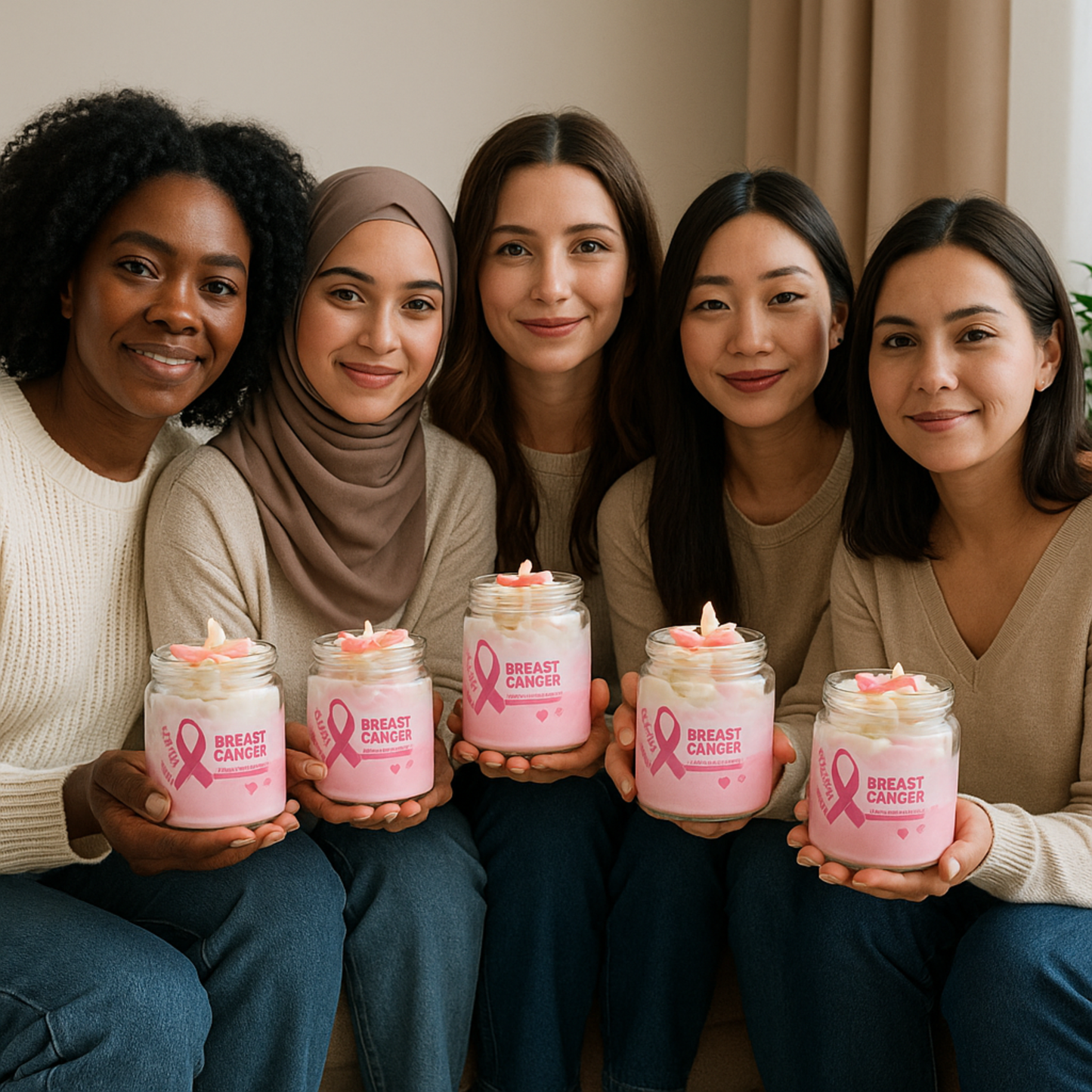 🕯️ Warrior Candle – A Flame of Strength, Awareness & Compassion