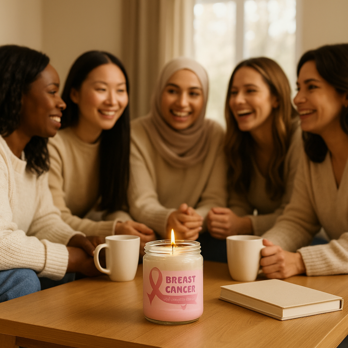 🕯️ Warrior Candle – A Flame of Strength, Awareness & Compassion